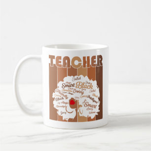 Taza De Café Afro Teacher Black Woman