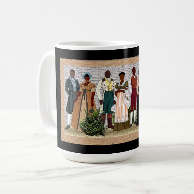Taza De Café Afroamericano (Anverso izquierdo)