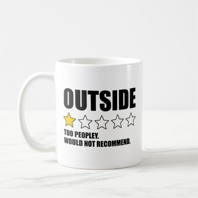 Taza De Café Afuera - Demasiada Gente. No recomendaría (Izquierda)