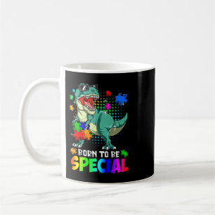 Taza De Café Agarra este lindo Nacido para ser especial T rex P