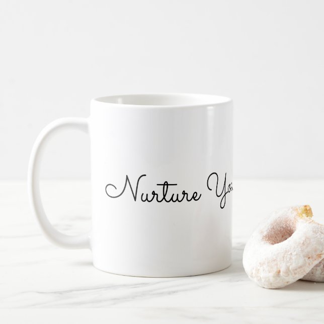 Taza De Café Agarrar tu jardín interior (Con donut)