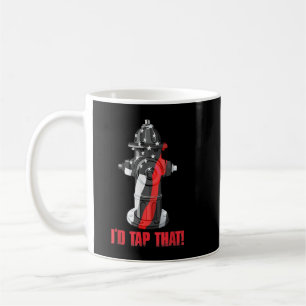 Taza De Café Agarraría el fondo del bombero bombero de bomberos