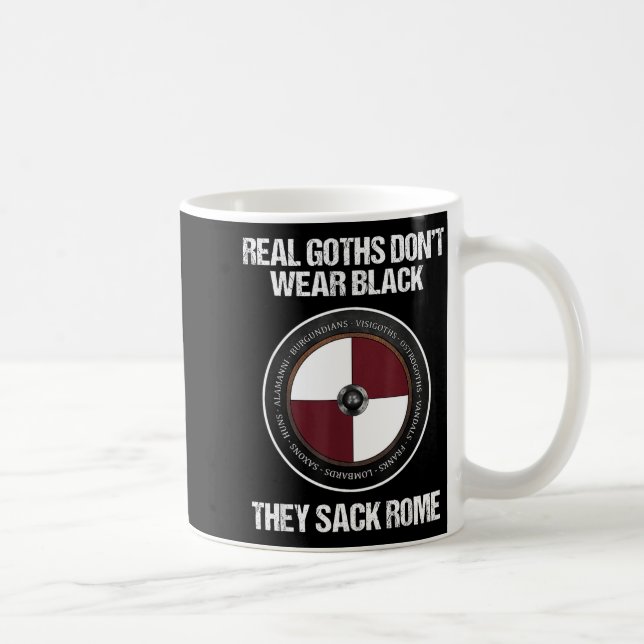 Taza De Café Agema Apparel Uni-adults Medieval History , Black, (Derecha)