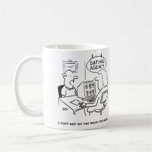 Taza De Café Agencia de citas - no quiere un chica que se cague