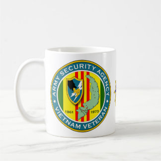 Taza De Café Agencia de seguridad SSI del ejército - veterano