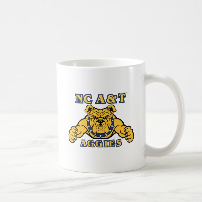 Taza De Café Agencias de A&T de CN | Bulldog Aggie (Derecha)