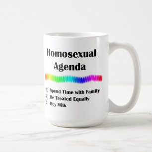 Taza De Café Agenda homosexual