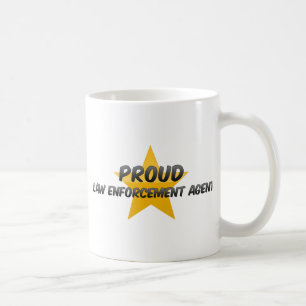 Taza De Café Agente de aplicación orgulloso de ley