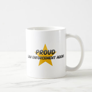 Taza De Café Agente de aplicación orgulloso de ley
