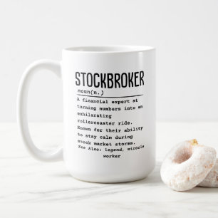 Taza De Café Agente de bolsa