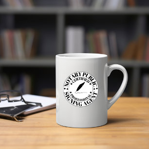 Taza De Café Agente de firma pública notarial Mug