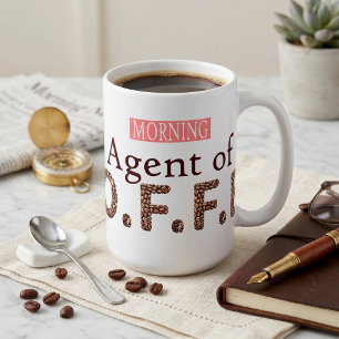 Taza De Café Agente de la Mañana de C.A.F.É.