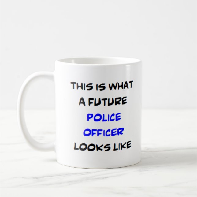 Taza De Café agente de policía, futuro (Izquierda)