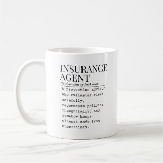 Taza De Café Agente de seguros