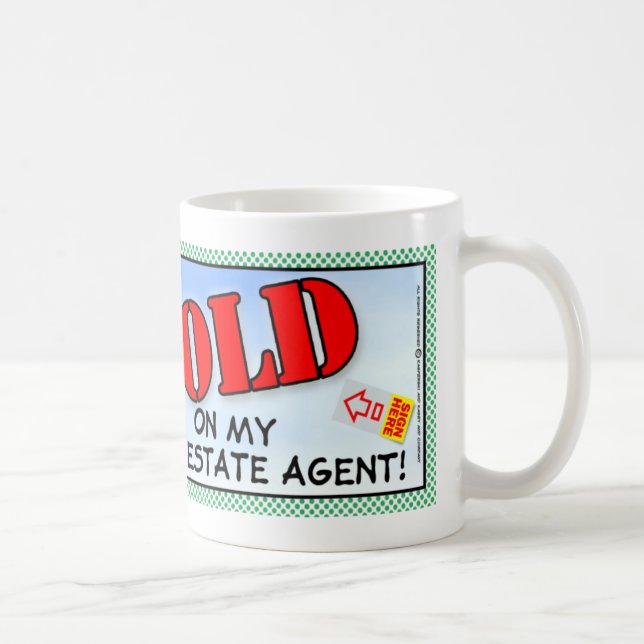 Taza De Café Agente inmobiliario (Derecha)