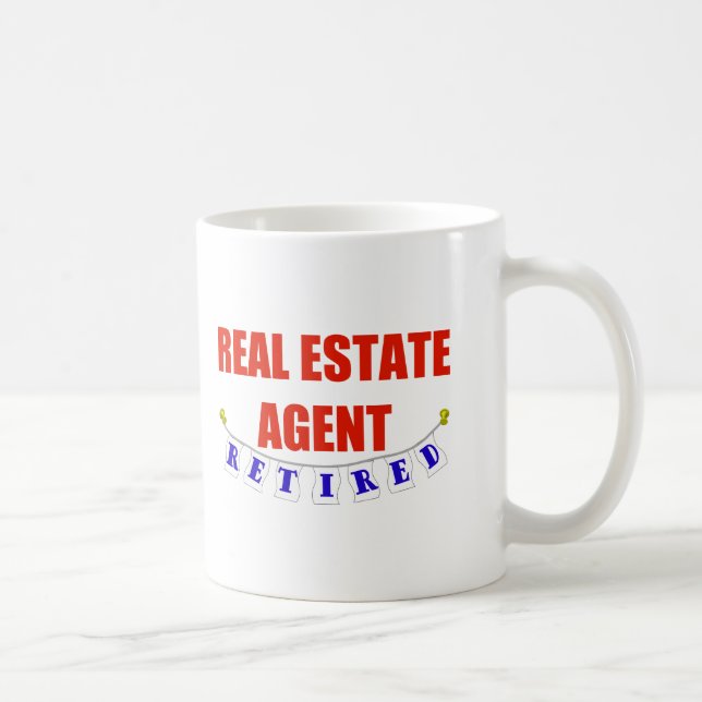 TAZA DE CAFÉ AGENTE INMOBILIARIO JUBILADO (Derecha)