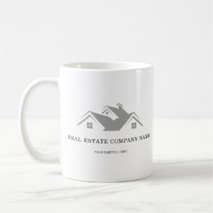 Taza De Café Agente Inmobiliario Profesional de Promoción de Bi