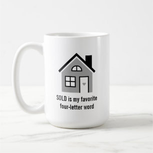 Taza De Café Agente Inmobiliario/Realtor Gracioso
