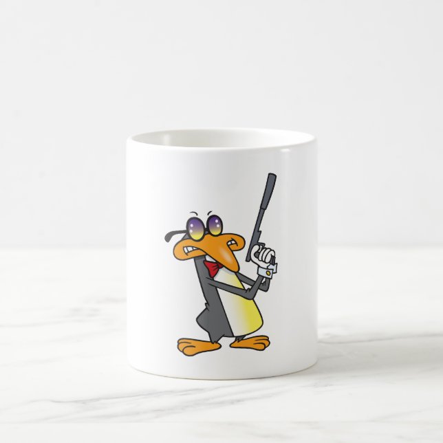 Taza De Café Agente secreto pingüino (Centro)