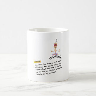 Taza De Café Ages Wisdom ataca el "optimismo" cómico positivo