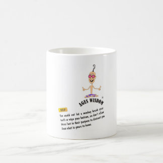 Taza De Café Ages Wisdom atrapa el camino del cómic a la verdad