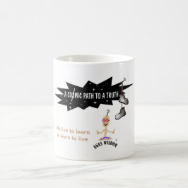 Taza De Café Ages Wisdom mug "vivimos para aprender..." verdad