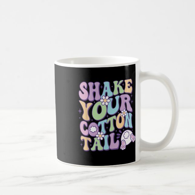 Taza De Café Agitar tu caramelo de algodón lindo dulce conejito (Derecha)