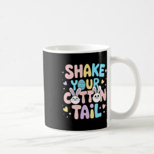 Taza De Café Agitar tu caramelo de algodón lindo dulce conejito