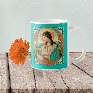 Taza De Café Agnes de Roma (BK 006) Café Mug