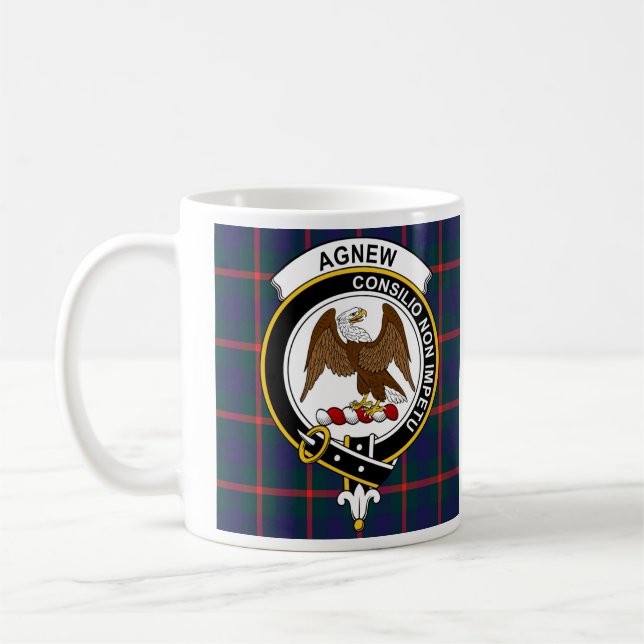 Taza De Café Agnew Clan Badge Coffee Mug - Tamaño 11oz (Izquierda)