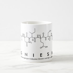 Taza De Café Agnieska peptide nombre mug