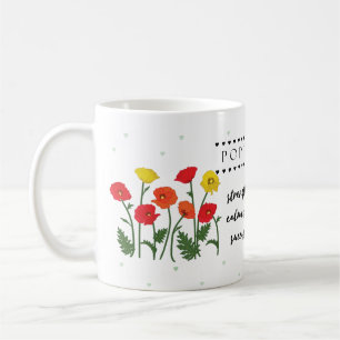 Taza De Café Agosto Mug de flores de nacimiento con significado