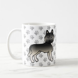 Taza De Café Agouti Siberian Husky Perro de Dibujos Animados & 