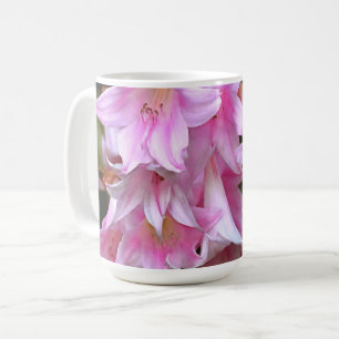 Taza De Café Agradable Belladonna Amaryllis Lilies