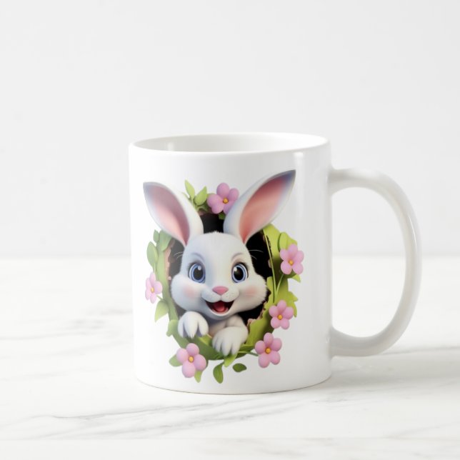 Taza De Café Agradable Bunny Bliss Cup (Derecha)
