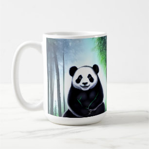 Taza De Café Agradable, Cuidadoso Oso Panda