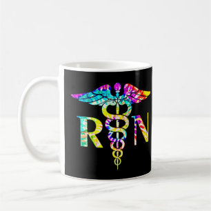 Taza De Café Agradable enfermera con matrícula RN Hoodie Dye Ho