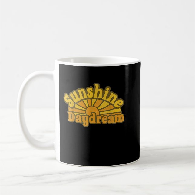 Taza De Café Agradable Sunshine Daydream, Sunflower Rock Tee (Izquierda)