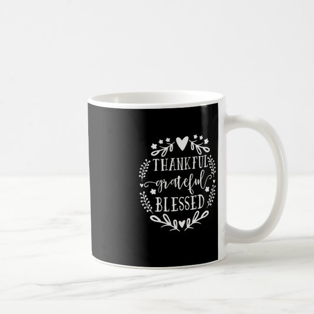 Taza De Café Agradecido Comfy Fall (Derecha)