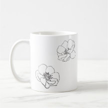Agradecido y hermoso Rosa Mug