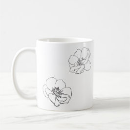 Taza De Café Agradecido y hermoso Rosa Mug