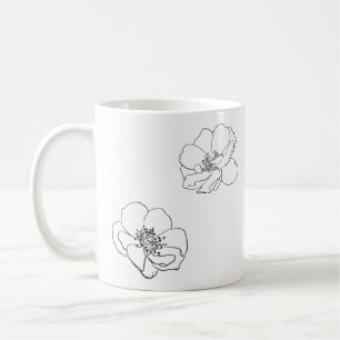 Taza De Café Agradecido y hermoso Rosa Mug