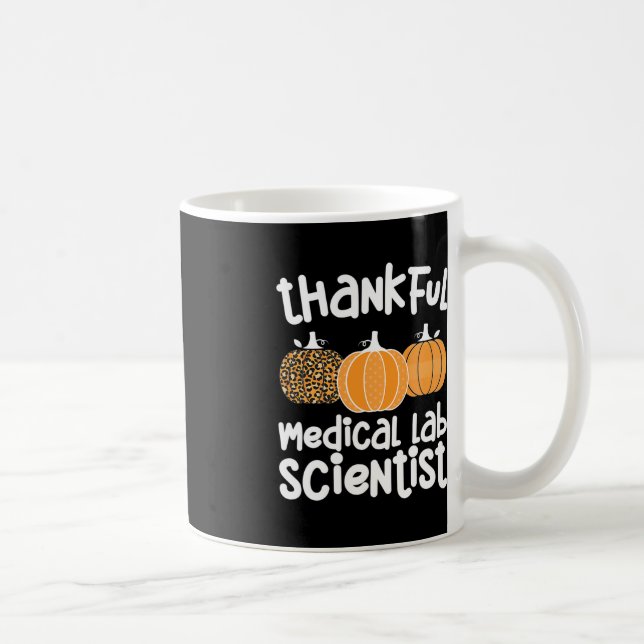 Taza De Café Agradecimiento a científico de laboratorio médico  (Derecha)