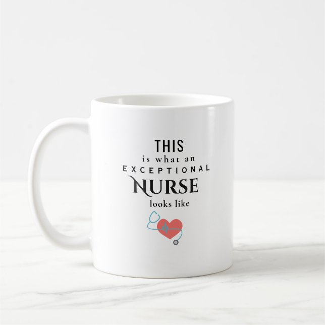 Taza De Café Agradecimiento a Enfermera Excepcional (Izquierda)