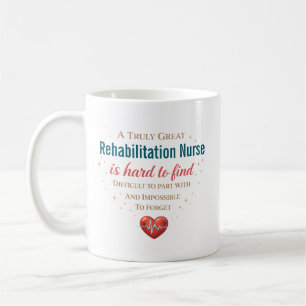 Taza De Café Agradecimiento a la Enfermera de Rehabilitación Pe