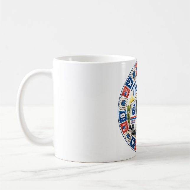 Taza De Café Agradecimiento a los trabajadores postales (Izquierda)