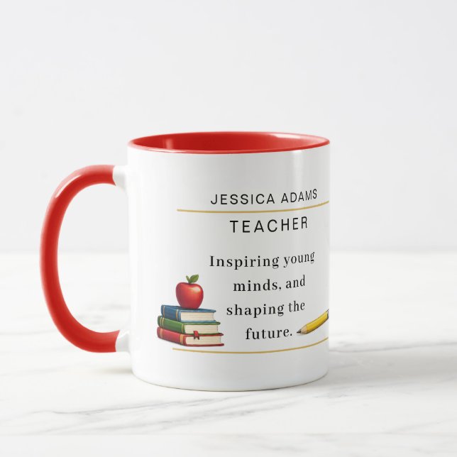Taza de café agradecimiento a maestros (Izquierda)