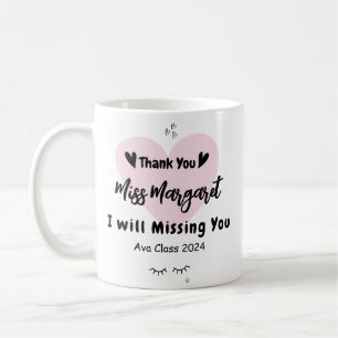 Taza De Café Agradecimiento a maestros gracias escuela personal