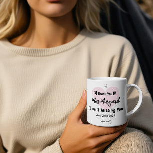 Taza De Café Agradecimiento a maestros gracias escuela personal