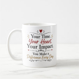 Taza De Café Agradecimiento a voluntarios – Gracias 